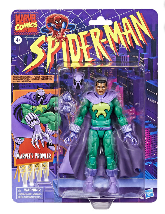 Marvel Legends Series Marvel’s Prowler, Spider-Man: The Animated Series Action Figure (6”)