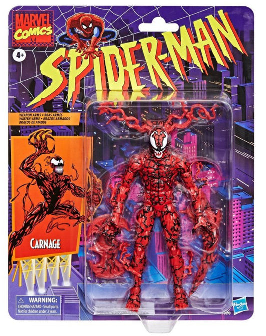 Marvel legends retro Carnage 6 inch figure