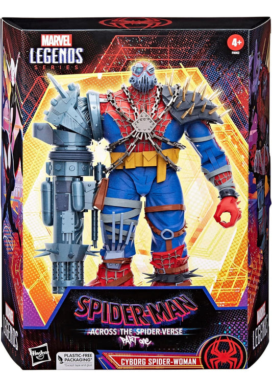 Marvel Legends Series Cyborg Spider-Woman Toy, 6-Inch Spider-Man Across The Spider-Verse Deluxe